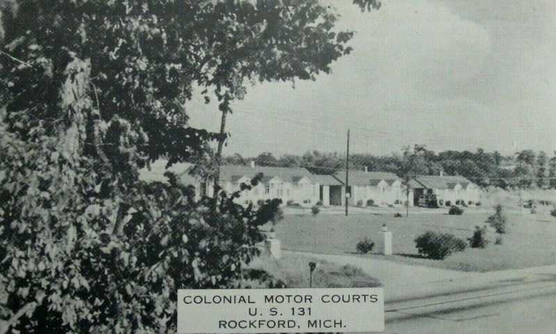 Colonial Motel - Vintage Postcard (newer photo)